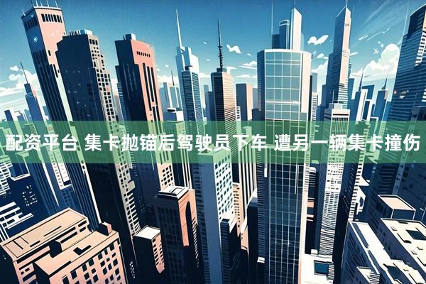 配资平台 集卡抛锚后驾驶员下车 遭另一辆集卡撞伤